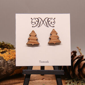 Tree Stud Earrings - Tanoak