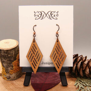 Diamond Weave Earrings - Juniper