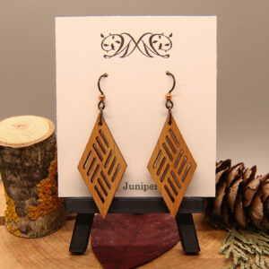 Diamond Weave Earrings - Juniper