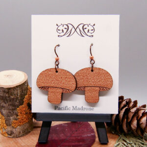 Mushroom Earring - Pacific Madrone